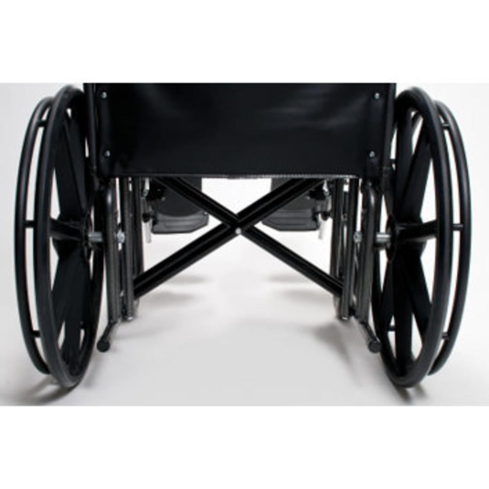 Traveler HD Bariatric Wheelchair - Seat Size: 20" W x 18" D, Front Rigging: Elevating Legrest, Arm Type: Detachable Full Arm