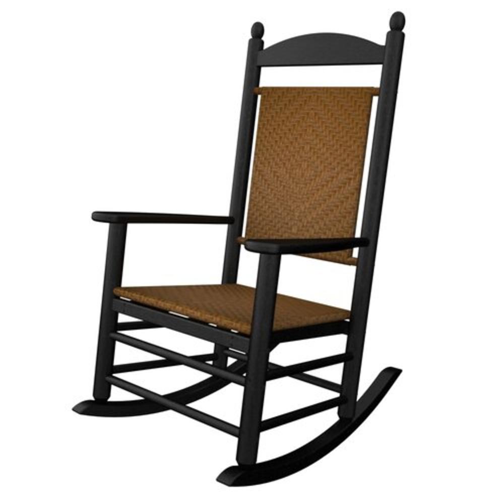 Kennedy Presidential Rocking Chair - Finish: Black