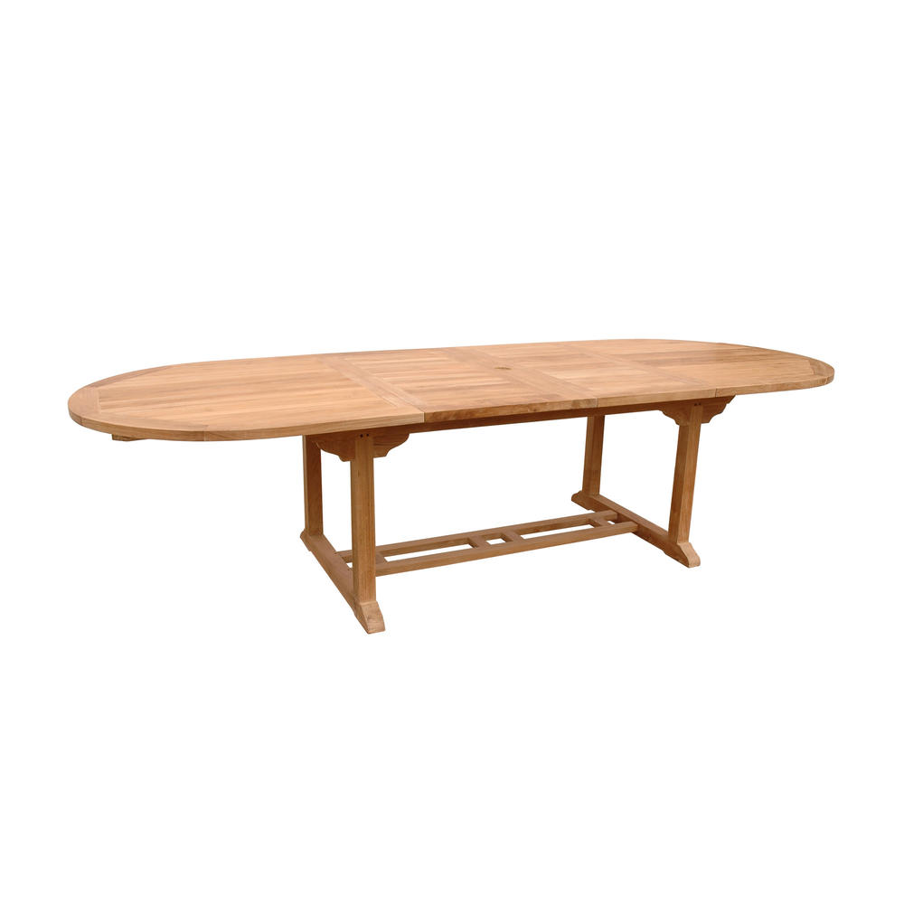 Bahama Oval Extension Dining Table with Double Extensions