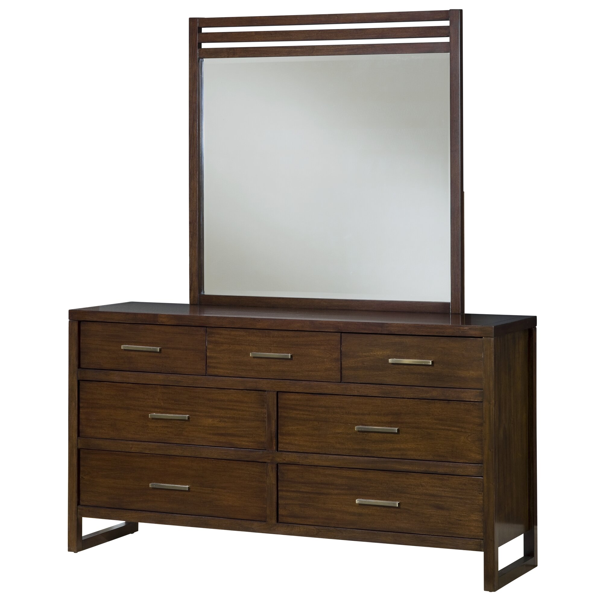 Uptown 7 Drawer Dresser with Mirror