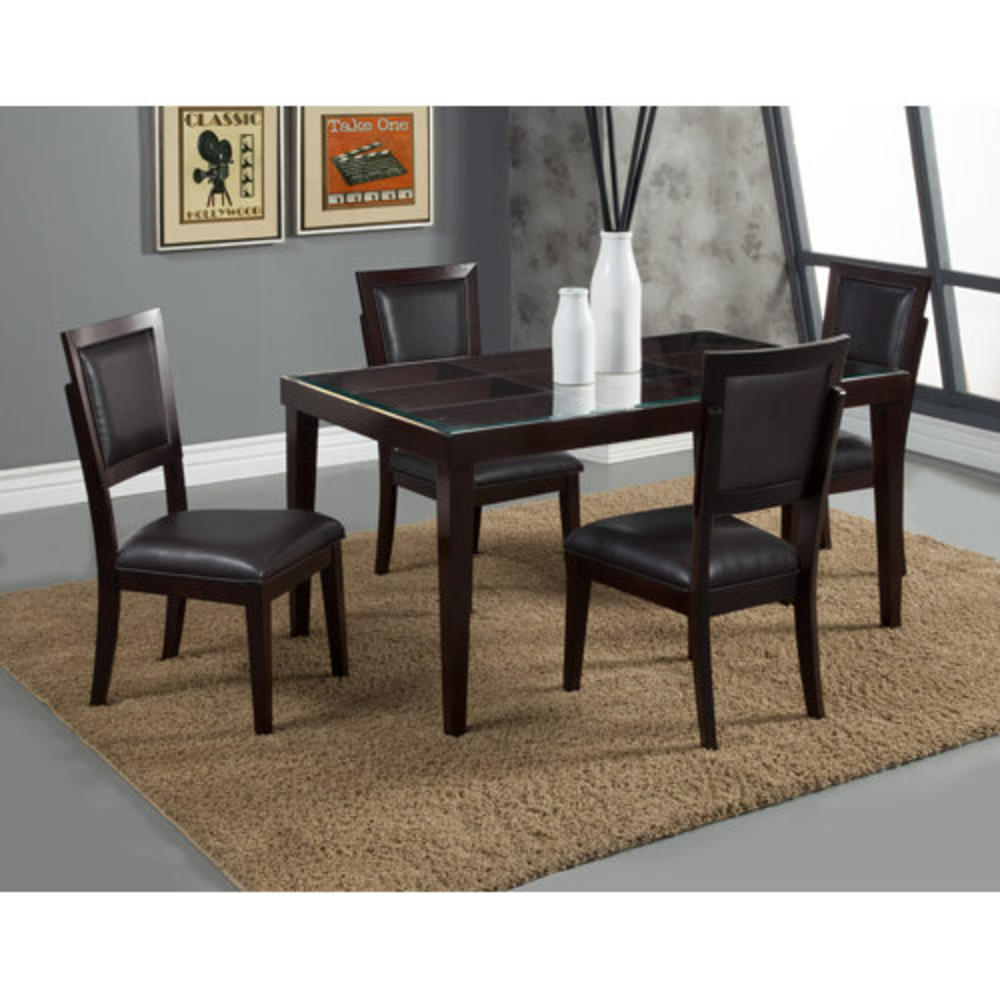 Midtown Side Chair - Upholstery: Black (Set of 2)