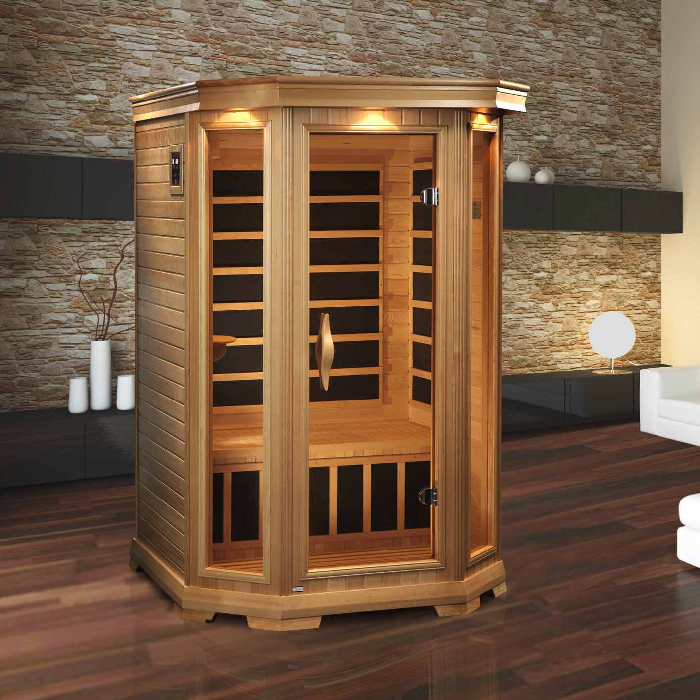 Luxury 2 Person Carbon FAR Infrared Sauna