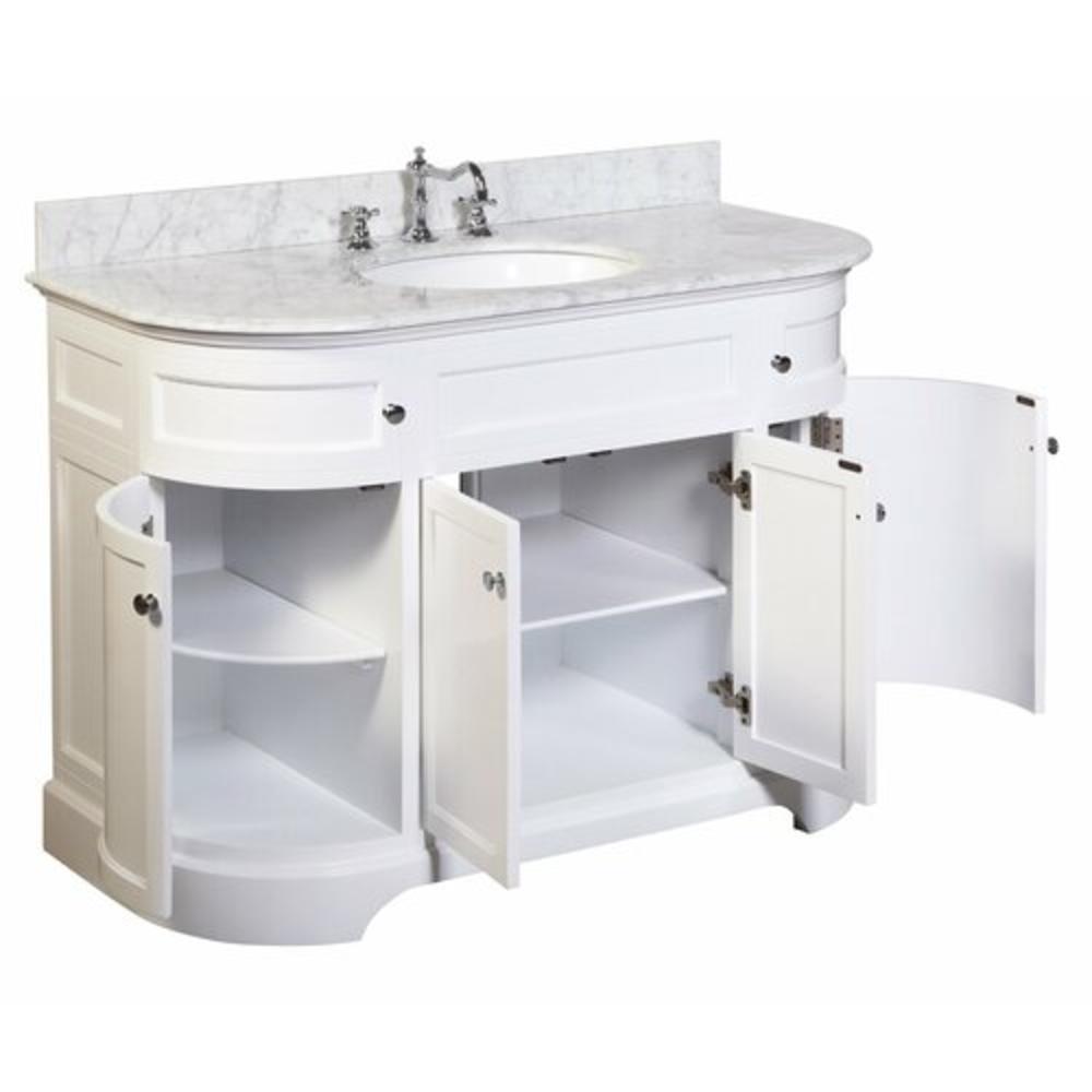 Montage 48" Single Bathroom Vanity Set - Base Finish: White