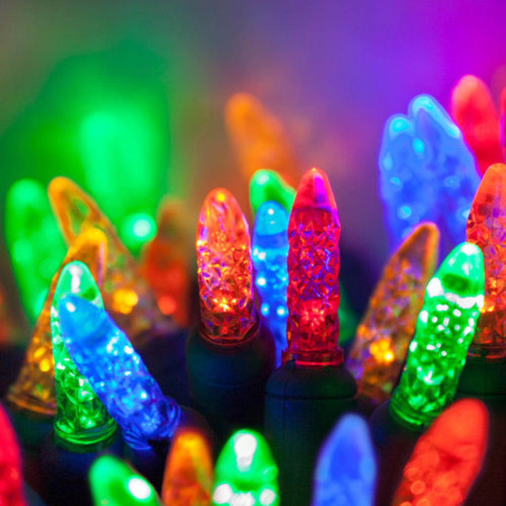 70 Light Christmas LED Lights - Bulb Color: Multicolor 1