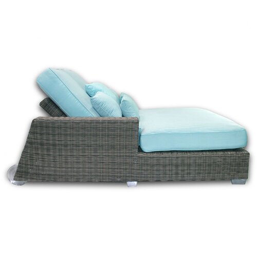 Palisades Double Chaise - Cushions Color: Mist