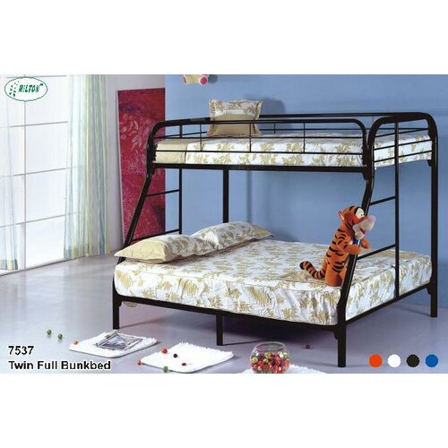 Twin Over Full Bunk Bed - Color: Black