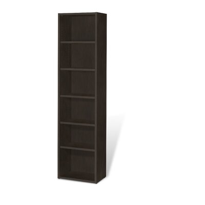 Wood Bookcase - Size: 86" H x 21" W x 14" D, Finish: Espresso