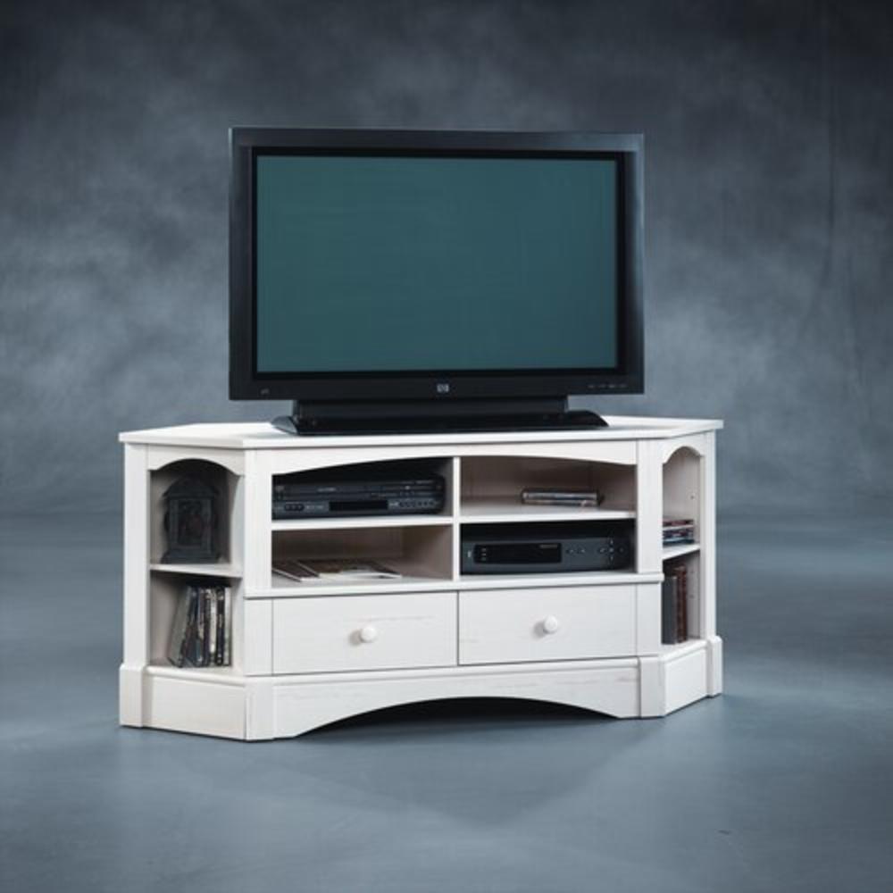 Harbor View TV Stand - Finish: Antiqued White