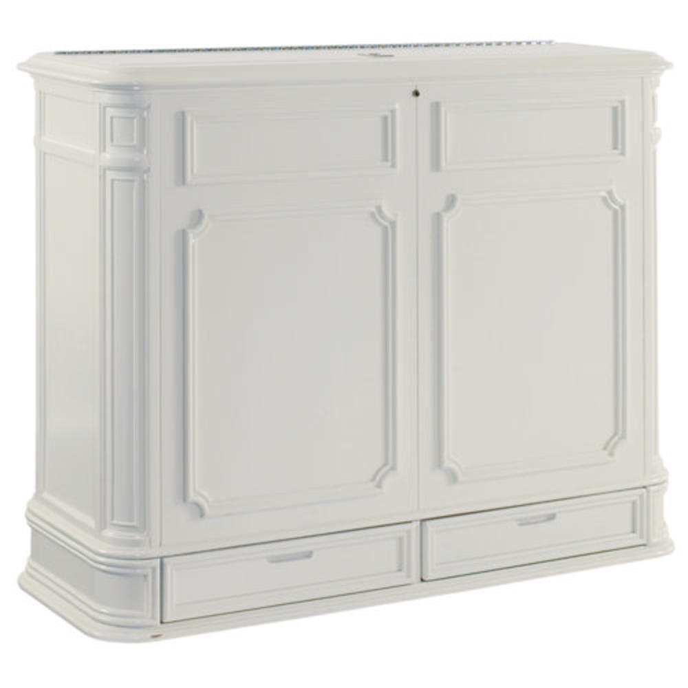 Crystal Pointe TV Stand - Finish: White
