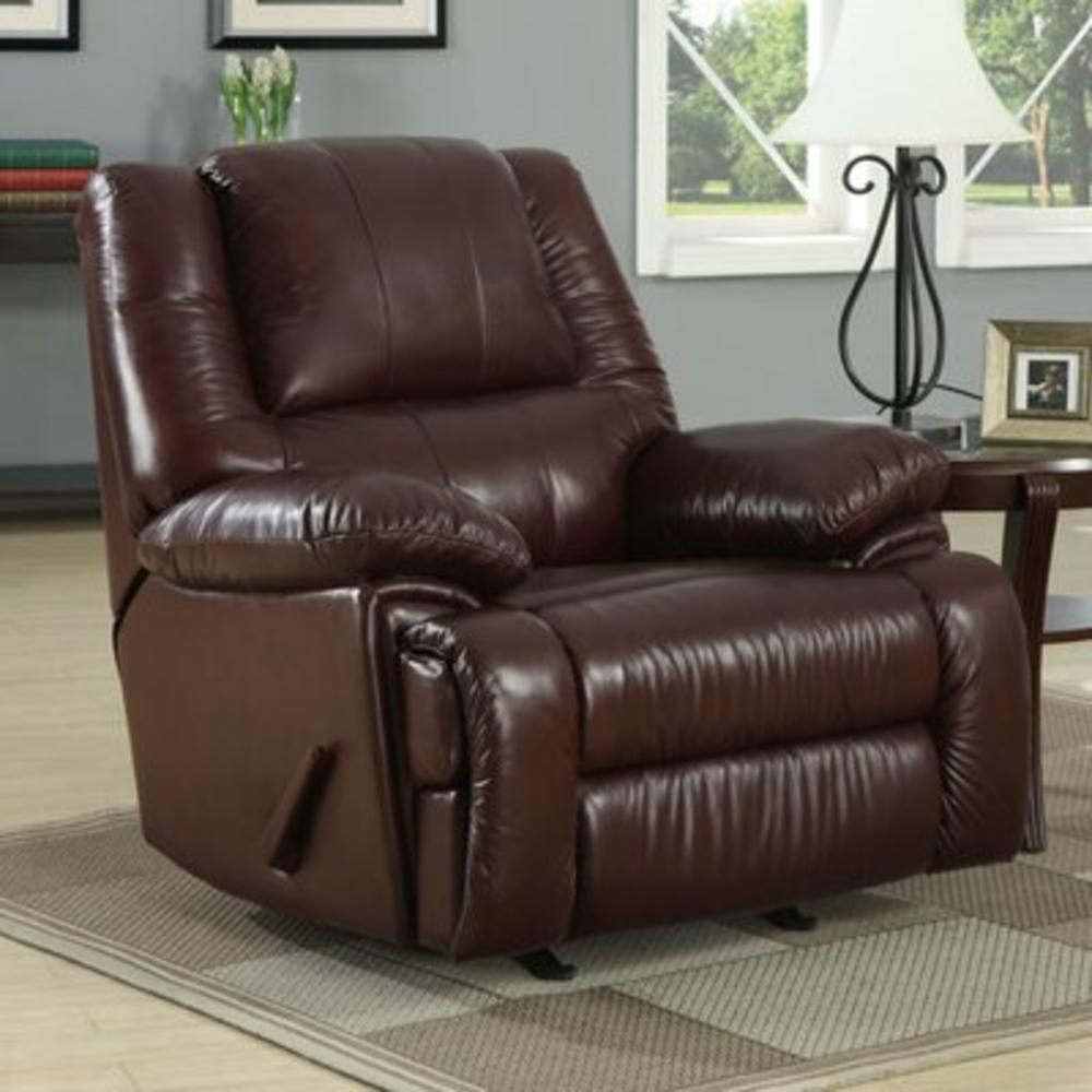 Cascadia Leather Chaise Recliner