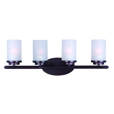 Portfolio 4 Light Oil Rubbed Bronze Finish Vanity Bar