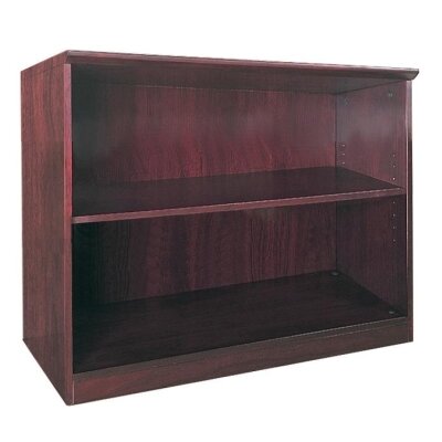 2 Shelf  29.5" Bookcase - Finish: Mahogany