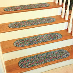 Carpet Stair Treads For Your Stairs From Rugdepot House Home More Set Of 12 Skid Resistant Carpet Stair Treads Gray