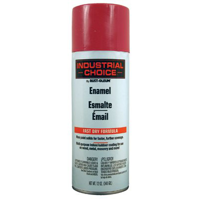 -Industrial Choice 1600 System Enamel Aerosols 830 12Oz. Gloss Safety Purple Ind.Choice Paint:647-1670830 -830 12oz. gloss safet