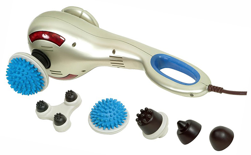 Carepeutic The Most Powerful Deluxe Portable Handheld Percussion Massager with Five Interchangeable Massage Heads, infrared ray therapy at Sears.com