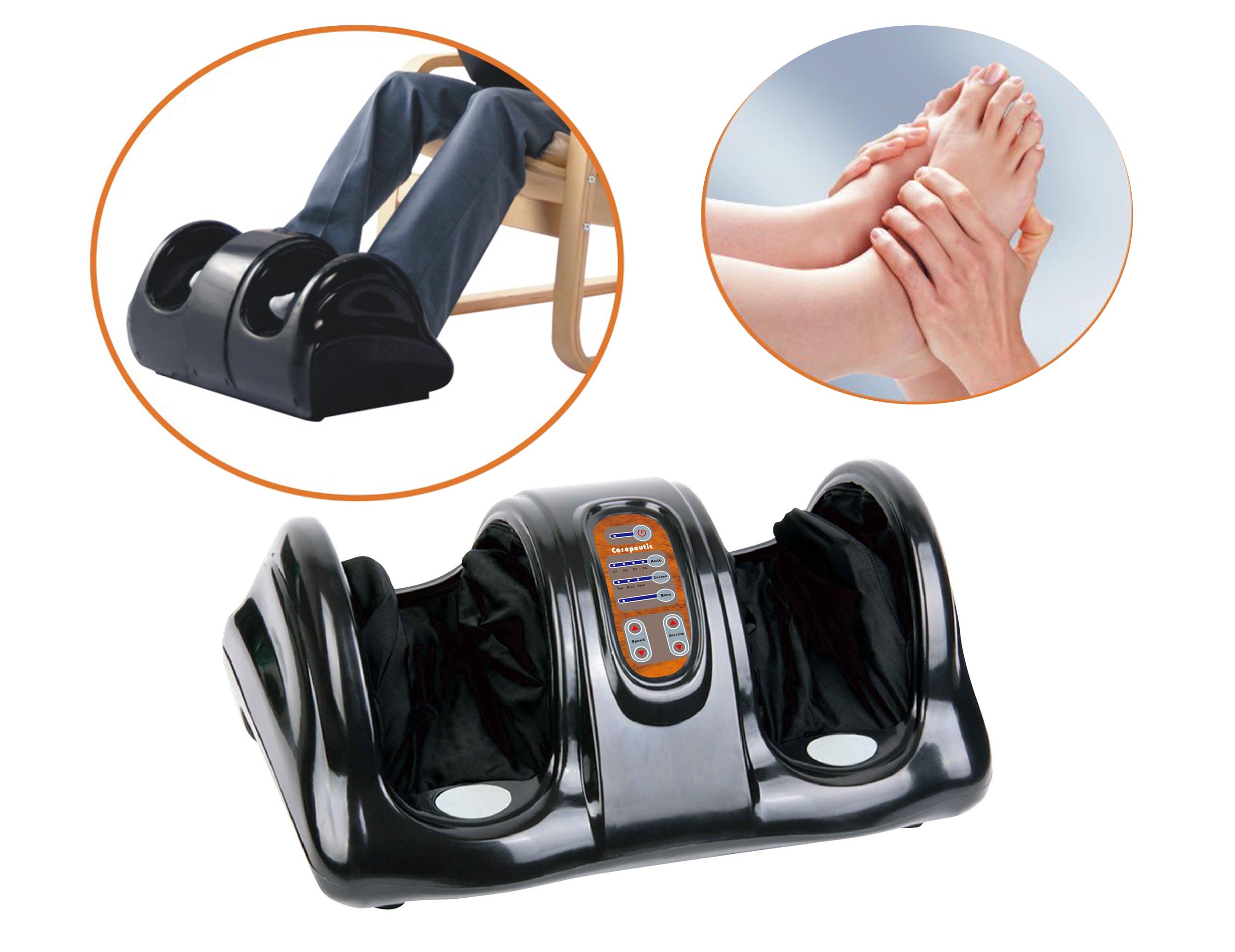 Carepeutic Shiatsu Foot Massager with Kneading Rolling to Relief Tension and Fatigue with Traditional Shiatsu and Reflexology Therapy at Sears.com