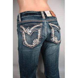 LA Idol LA Idol Women's Jeans Boot Cut Flap Pocket With Studed Jewel LA Idol LA Idol Women's Jeans Boot Cut Flap Pocket With Studed Jewel