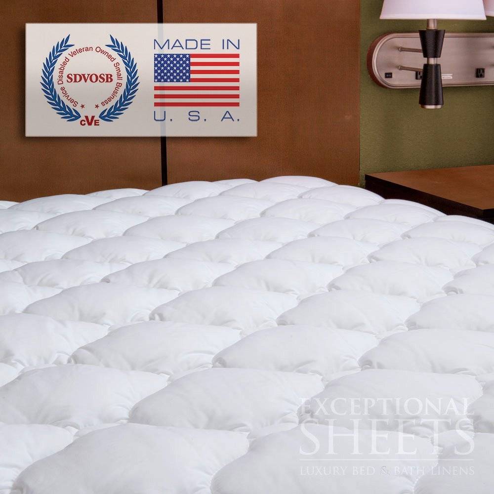 ExceptionalSheets Extra Plush and Extra Thick Mattress Pad ExceptionalSheets Extra Plush and Extra Thick Mattress Pad