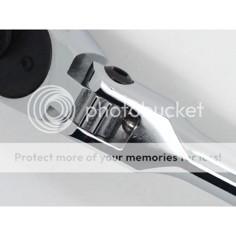 mobarel -- 3/8-in 72T Dual Flexible Ratchet Drive - with a free Universal Socket