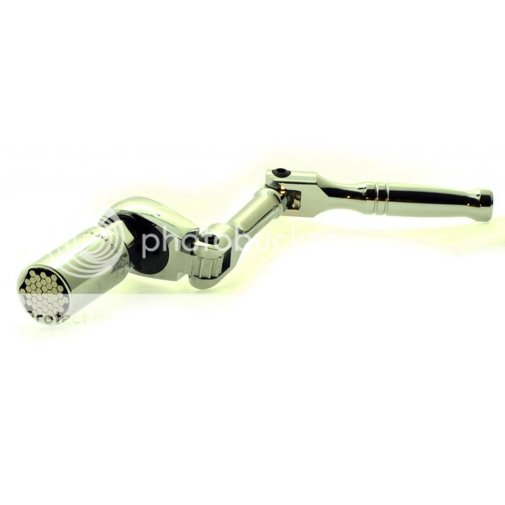 mobarel -- 3/8-in 72T Dual Flexible Ratchet Drive - with a free Universal Socket