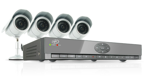 SVAT Electronics SVAT CV502-4CH-002 4 Channel H.264 500GB HDD DVR Security System with 4 Hi-Res Night Vision CCD Surveillance Cameras at Sears.com