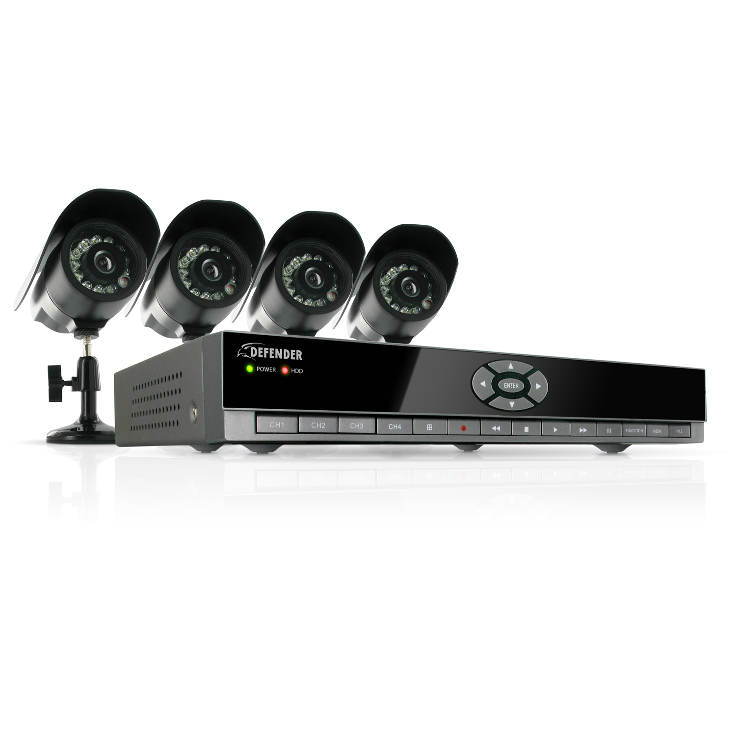 Defender SN502-4CH-002 Web Ready 4 Channel H.264 500GB HDD DVR Security System at Sears.com