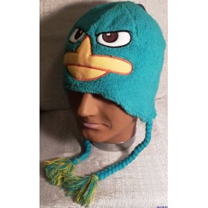 Laplander Beanie Cap Phineas and Ferb Perry Fuzzy Hat etpf1010