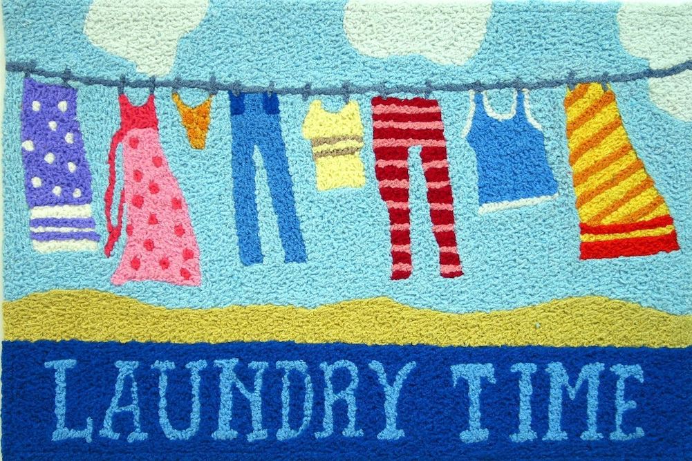 Jellybean Rugs Indoor Outdoor Rug Laundry Time