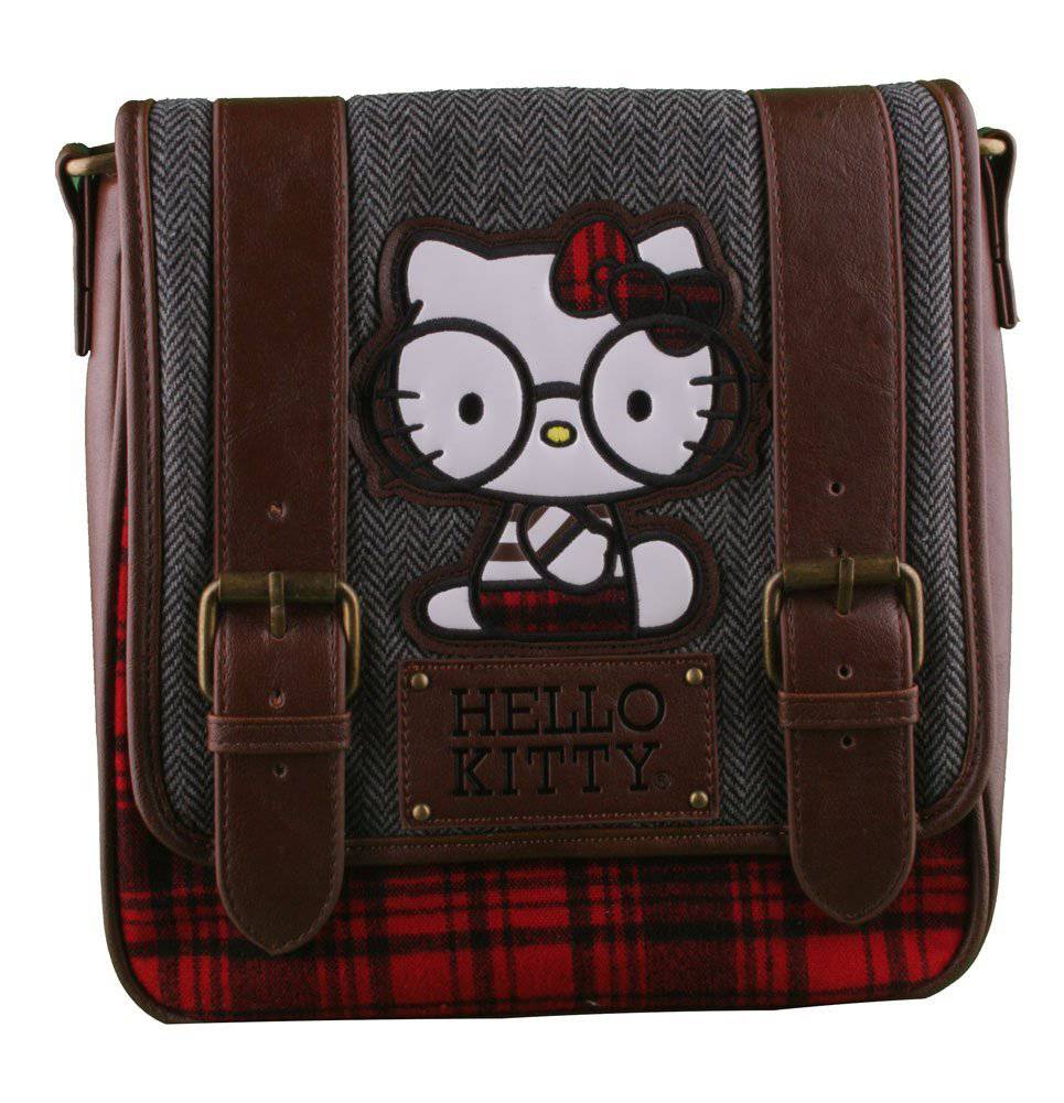 ... Kitty Loungefly Hello Kitty Nerds with Round Glasses Crossbody bag