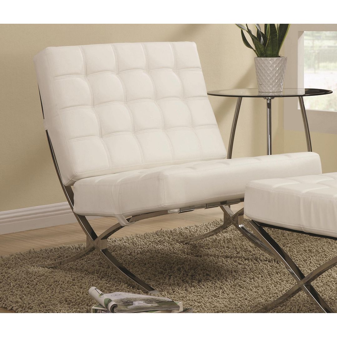 Armless Leather Chairs coaster contemporary waffle white armless leather-like vinyl Armless Leather Chairs coaster contemporary waffle white armless leather-like vinyl