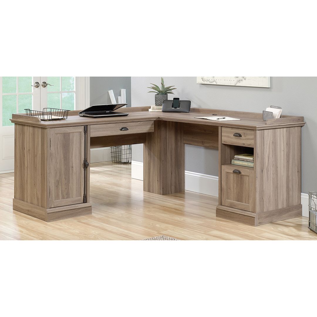 desks & hutches: l-shaped or corner desk - sears desks & hutches: l-shaped or corner desk - sears