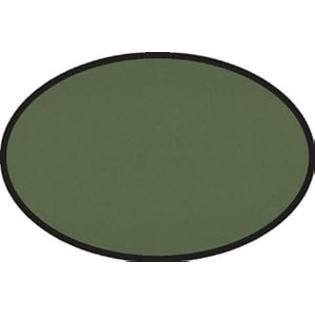 Learning Carpets CPR 562 Solid Military Green - Oval Rug Learning Carpets CPR 562 Solid Military Green - Oval Rug
