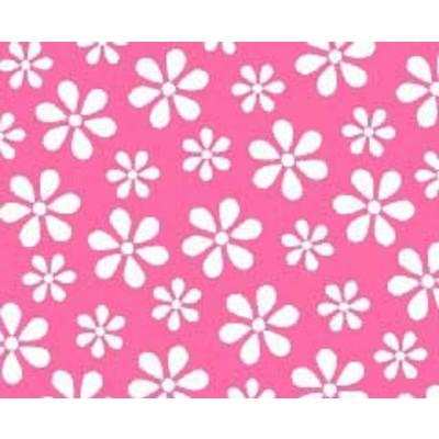 SheetWorld Crib Sheet Set - Primary Pink Floral Woven - Made In USA SheetWorld Crib Sheet Set - Primary Pink Floral Woven - Made In USA