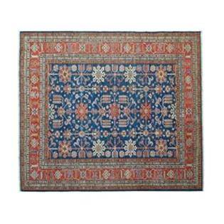 1800 Get A Rug area rug, 100% wool 8 feet x 10 feet hand knotted denim blue super kazak rug sh11032 1800 Get A Rug area rug, 100% wool 8 feet x 10 feet hand knotted denim blue super kazak rug sh11032