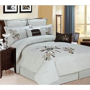 RT Designers Collection Park Avenue 8-Piece Comforter Set, Queen, Beige RT Designers Collection Park Avenue 8-Piece Comforter Set, Queen, Beige