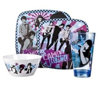 Leg Avenue Camp Rock 4-pc. Dinnerware Set - Blue Leg Avenue Camp Rock 4-pc. Dinnerware Set - Blue
