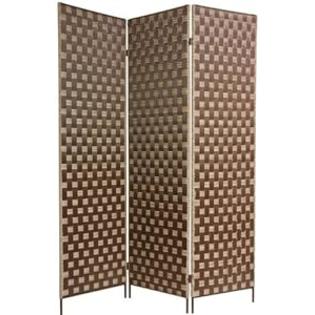 Oriental Furniture Weather Resistant Room Divider, 6-Feet Tall Island Design Iron Frame Outdoor Screen Oriental Furniture Weather Resistant Room Divider, 6-Feet Tall Island Design Iron Frame Outdoor Screen