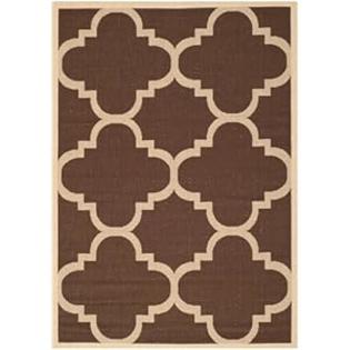 Safavieh CY6243-204 Courtyard Collection Indoor/Outdoor Area Rug, 8-Feet by 11-Feet 2-Inch, Dark Brown Safavieh CY6243-204 Courtyard Collection Indoor/Outdoor Area Rug, 8-Feet by 11-Feet 2-Inch, Dark Brown