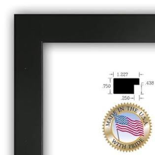 ArtToFrames 20x28 / 20 x 28 Black Picture Frame - NEW .. 1.25'' wide ArtToFrames 20x28 / 20 x 28 Black Picture Frame - NEW .. 1.25'' wide