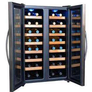 Luma Comfort Corporation NewAir 32 Bottle Dual Zone Thermoelectric Wine Cooler Luma Comfort Corporation NewAir 32 Bottle Dual Zone Thermoelectric Wine Cooler