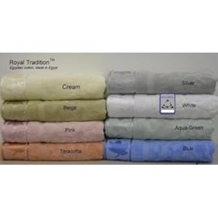 Egyptian Linens 6 PC Luxury Egyptian Cotton Jacquard Combed Towel Set Beige Egyptian Linens 6 PC Luxury Egyptian Cotton Jacquard Combed Towel Set Beige