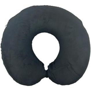Clöudz Cloudz Memory Foam Travel Neck Pillow with Snap & Pocket - Black Clöudz Cloudz Memory Foam Travel Neck Pillow with Snap & Pocket - Black