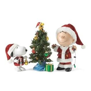 Dept 56 Department 56 Peanuts Merry Christmas Charlie Brown Figurine, 7.9-Inch Dept 56 Department 56 Peanuts Merry Christmas Charlie Brown Figurine, 7.9-Inch