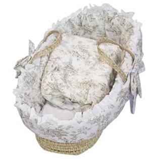 BabyDoll Bedding Baby Doll Bedding Toile Deluxe Moses Basket BabyDoll Bedding Baby Doll Bedding Toile Deluxe Moses Basket