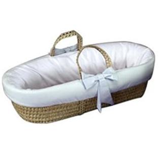 BabyDoll Bedding Baby Doll Bedding Gingham Trim Moses Basket BabyDoll Bedding Baby Doll Bedding Gingham Trim Moses Basket