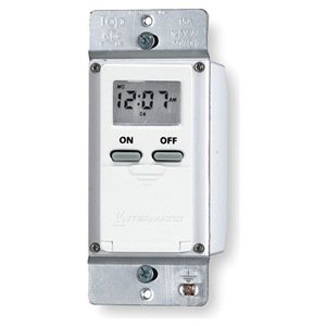 Intermatic Digital Timer, 7-Day, SPST, 120 V, Ivory Intermatic Digital Timer, 7-Day, SPST, 120 V, Ivory