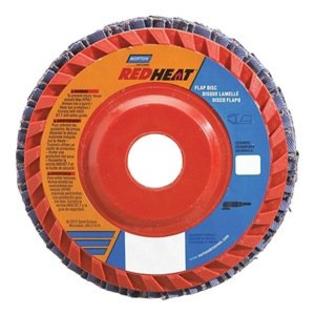 Norton Abrasives - St. Gobain Flap Disc, 4 In X, 40 Grit, 5/8, TY27 Norton Abrasives - St. Gobain Flap Disc, 4 In X, 40 Grit, 5/8, TY27