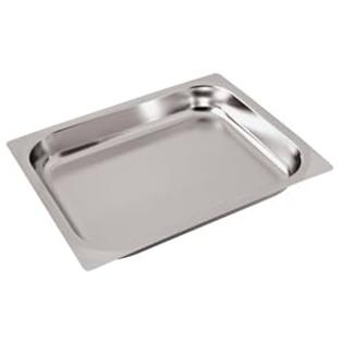 Paderno World Cuisine 12 1/2 inches by 10 1/2 inches Stainless-steel Baking Sheet for Hotel Pan - 1/2 (depth: 2 ... Paderno World Cuisine 12 1/2 inches by 10 1/2 inches Stainless-steel Baking Sheet for Hotel Pan - 1/2 (depth: 2 ...