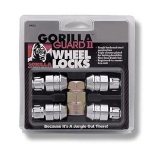 Gorilla Automotive 61681N Chrome Acorn Guard II Wheel Locks - Set of 4 (1/2 Gorilla Automotive 61681N Chrome Acorn Guard II Wheel Locks - Set of 4 (1/2