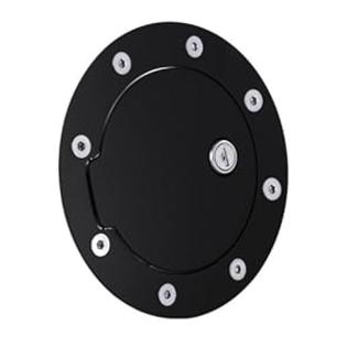 All Sales 6050KL Black Billet Aluminum Ring and Locking Fuel Door All Sales 6050KL Black Billet Aluminum Ring and Locking Fuel Door